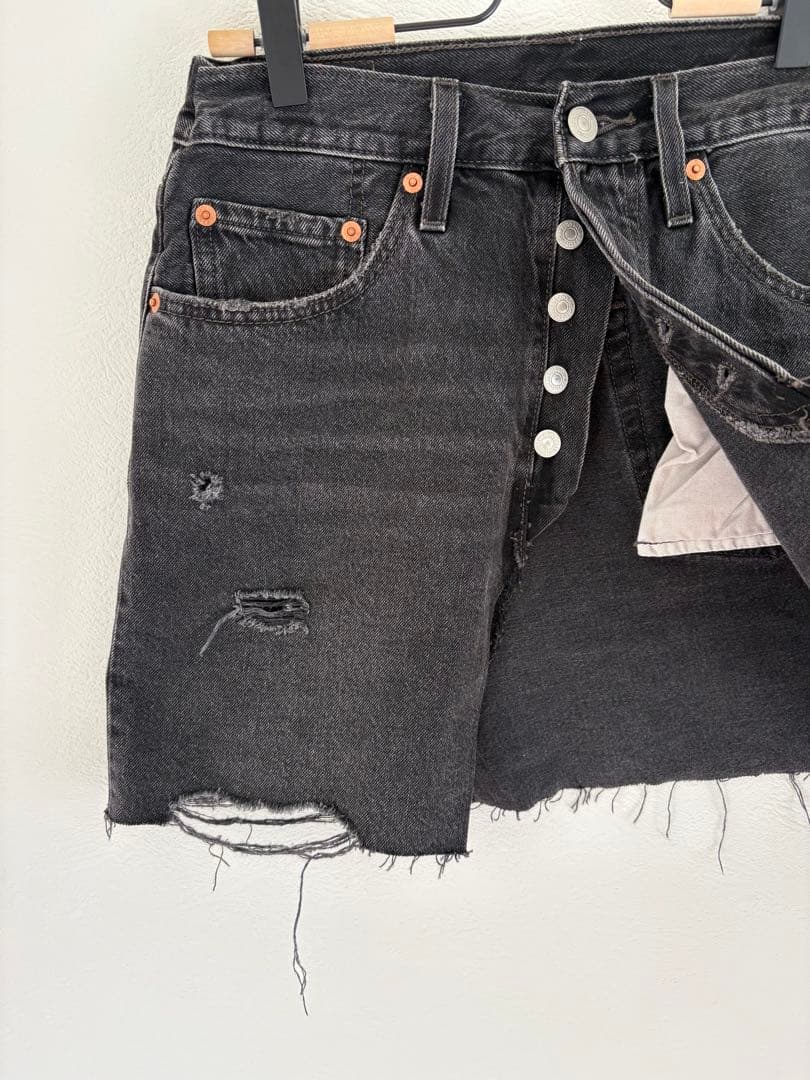Vintage Levi’s denim for layer BLACK