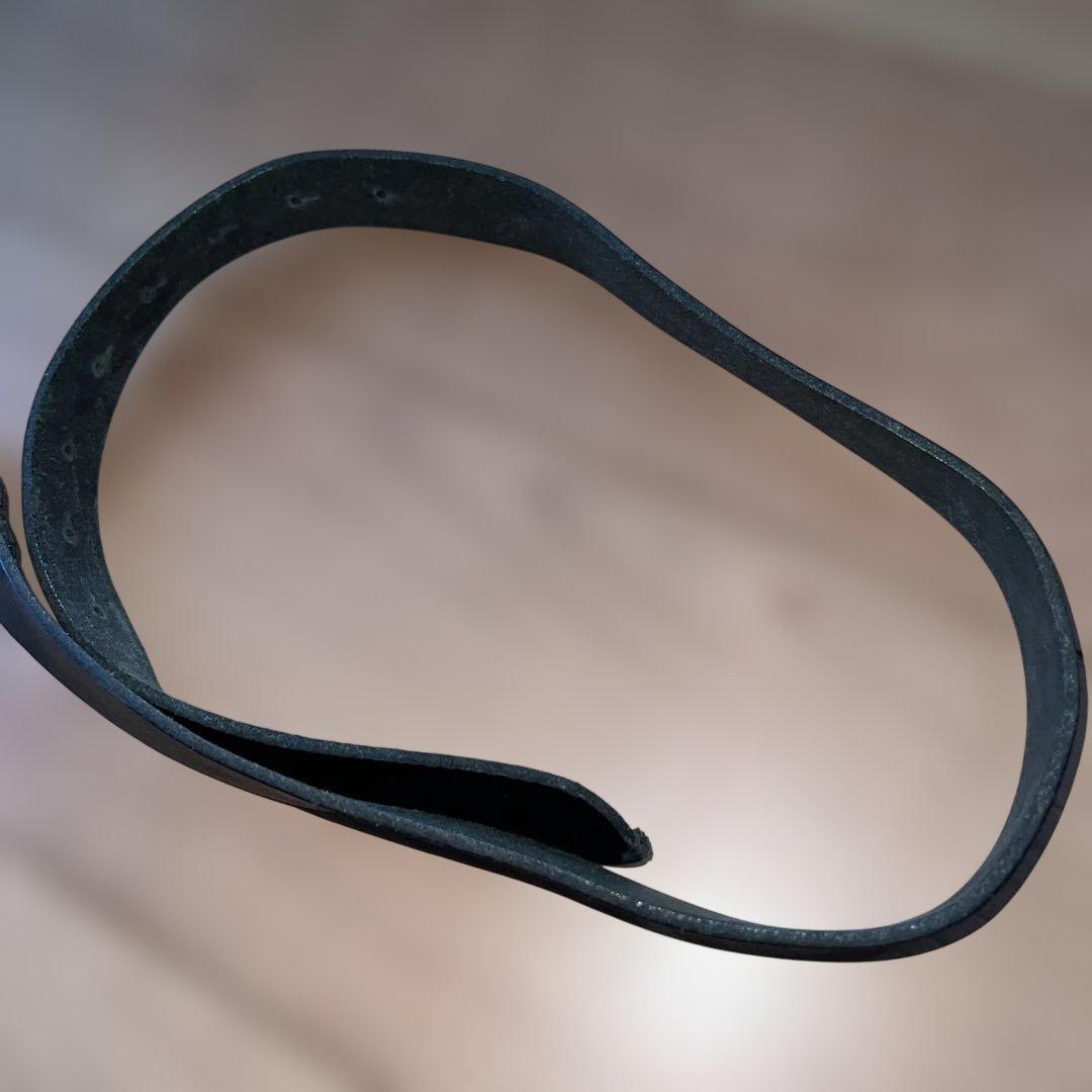 グッチ ベルト デカロゴ GGマーモント ブラック 黒 ゴールド金具