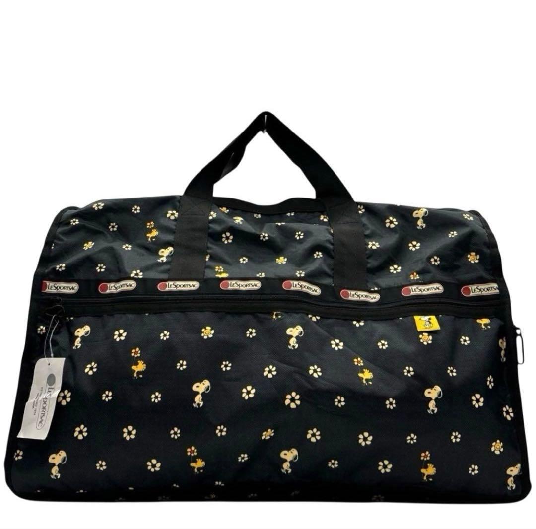 未使用品◎ レスポートサック スヌーピー 2way 斜めがけ可 ボストンバッグ