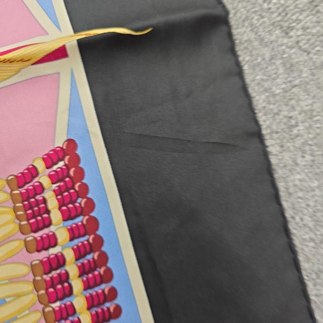 MT275 エルメス HERMES カレ90 草原のインディアンアート スカーフ