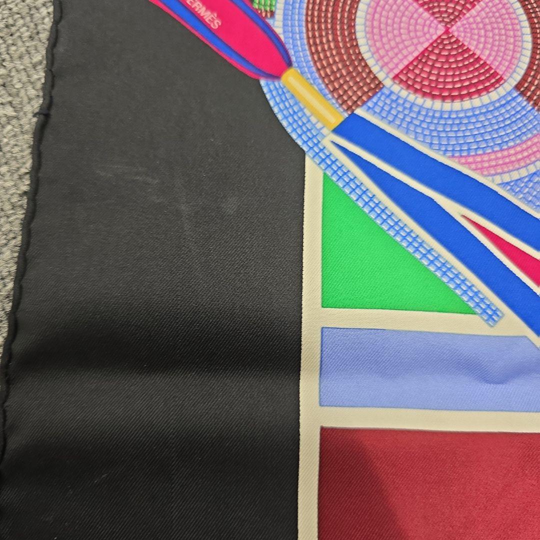 MT275 エルメス HERMES カレ90 草原のインディアンアート スカーフ