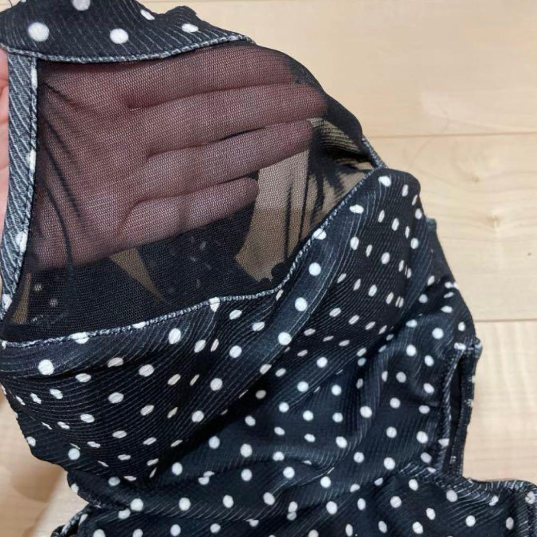 snidel ホルターネックスウィムワンピース DOT