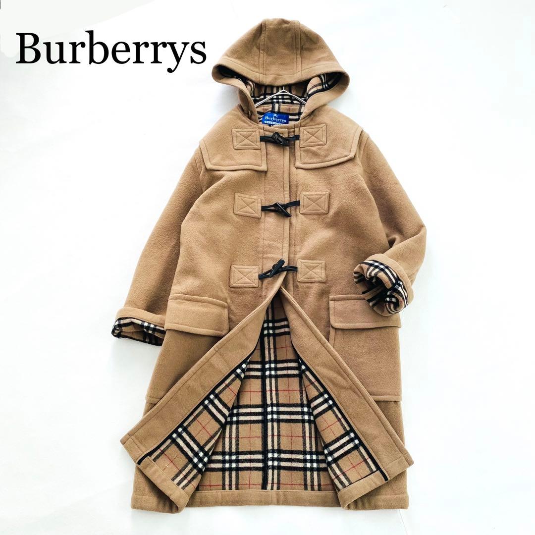 2505A 美品バーバリーロンドン ダッフルコート裏地ノバチェック ロング 40