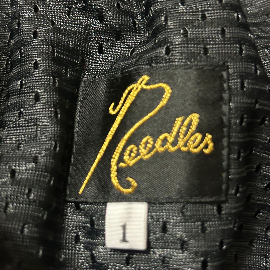 美品✨ニードルス トラックパンツ ジャージ ストレート 22AW 刺繍 黒