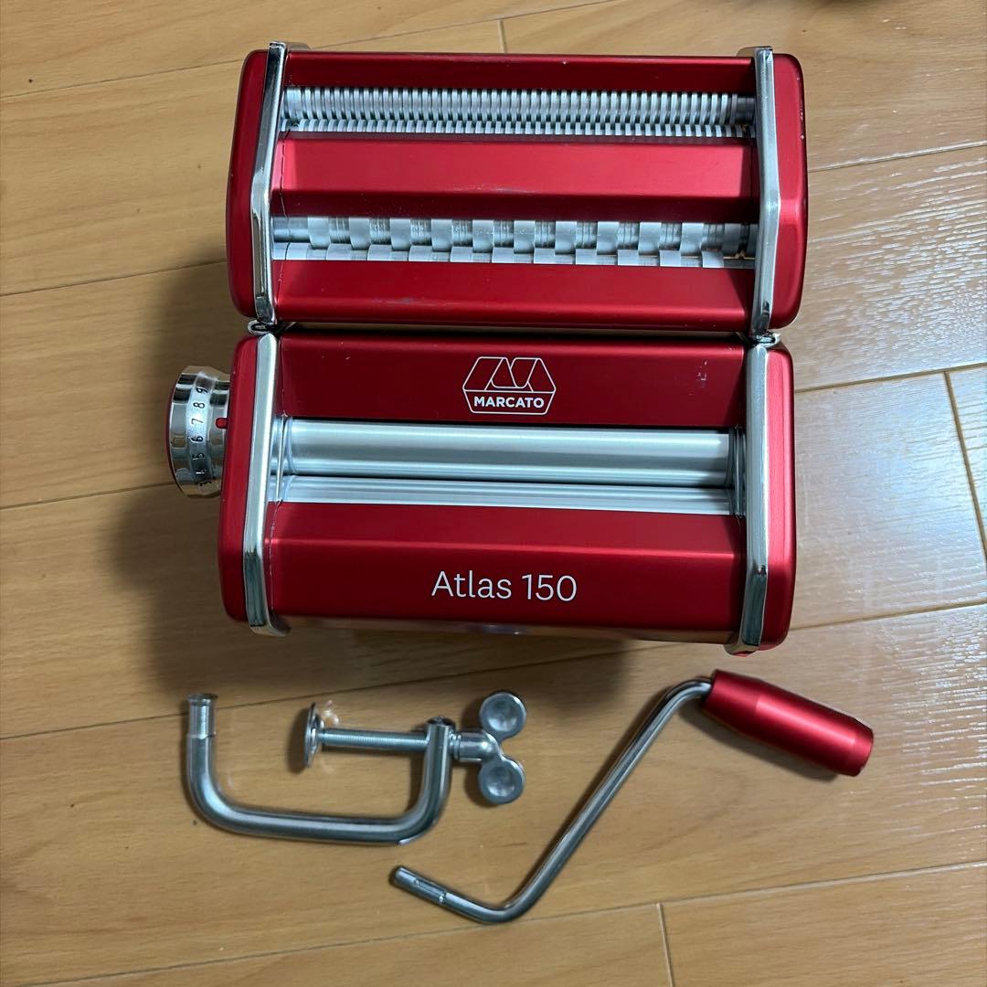 MARCATO Atlas 150 パスタマシン レッド　アトラス　製麺機