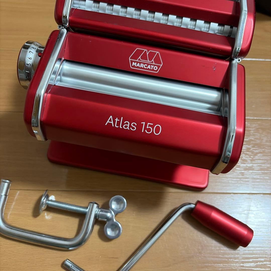 MARCATO Atlas 150 パスタマシン レッド　アトラス　製麺機