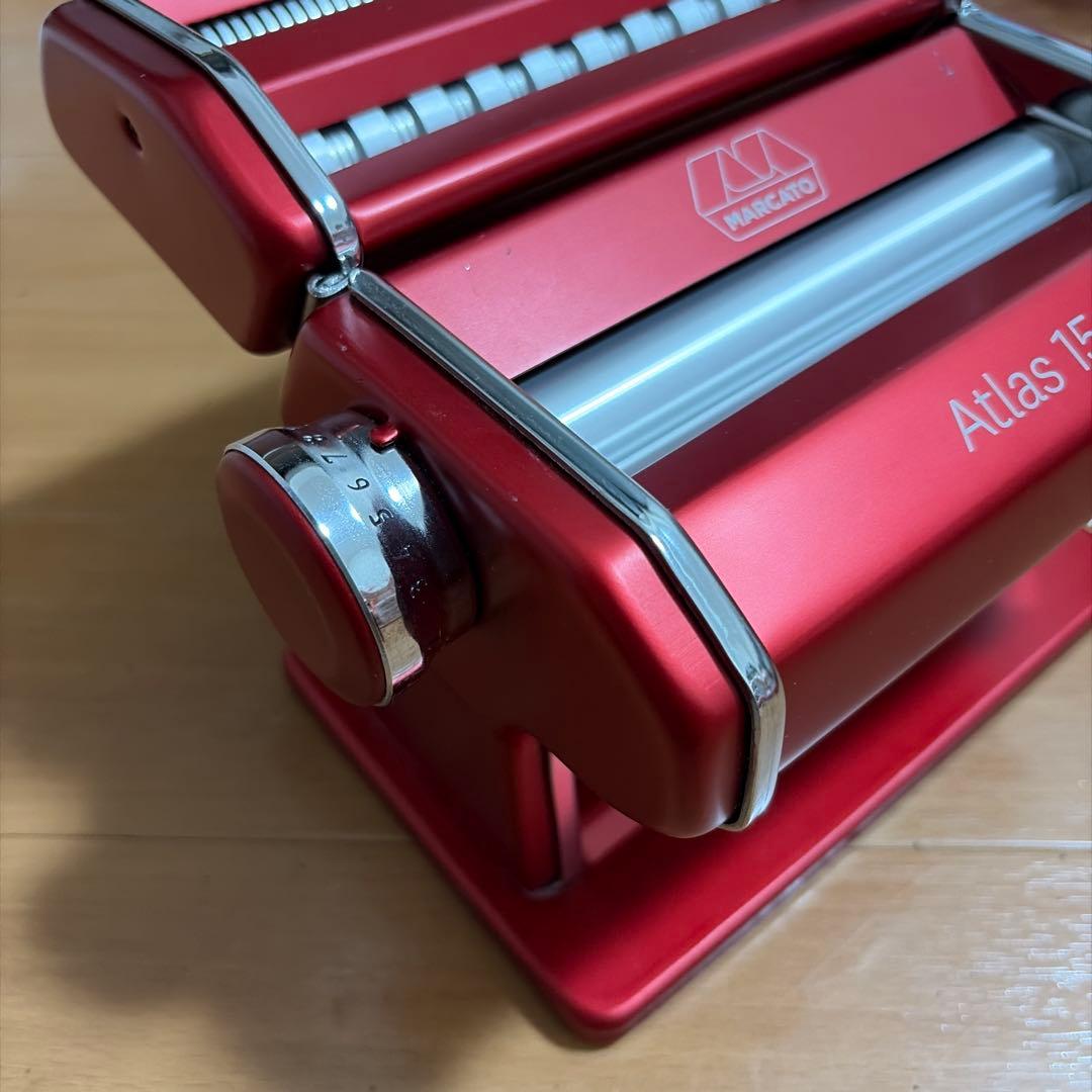 MARCATO Atlas 150 パスタマシン レッド　アトラス　製麺機