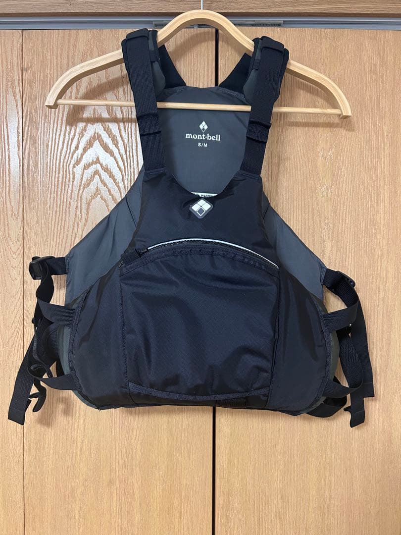 mont-bell ライフジャケット 黒　男女兼用