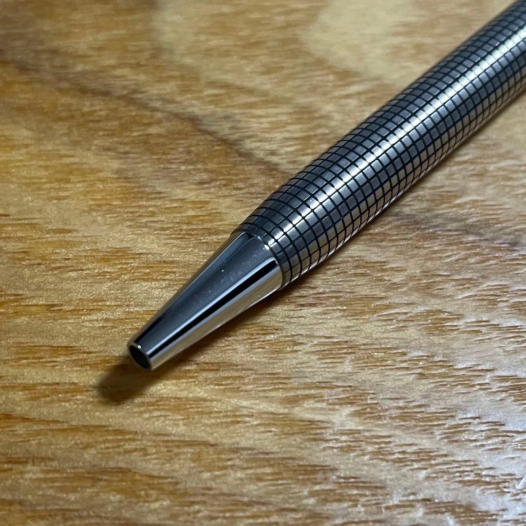 【ラスト1本】PILOTメカニカルペンシル グランディ スターリングシルバー格子