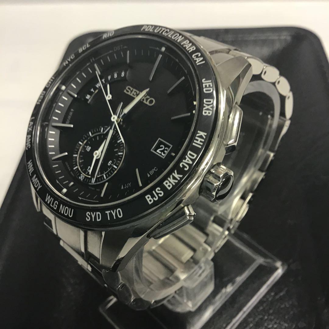 ❣️SEIKO セイコー❣️ブライツソーラー電波時計 ブラックSAGA167 日本製