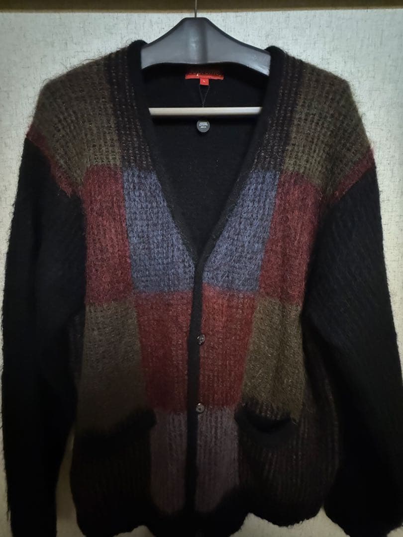 Supreme パッチワークカーディガン Lサイズ