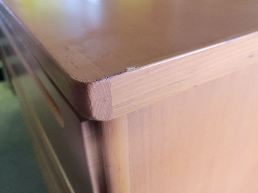 【天然木】協和木工 7段 チェスト 箪笥 天然木 ウレタン塗装 幅813mm