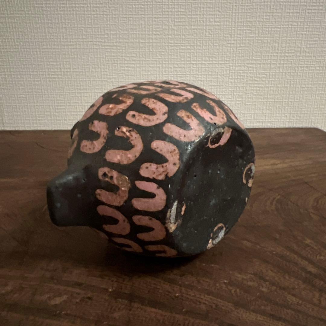 山田義力 花瓶 大嶺實清 大嶺工房 個展購入 1点もの花器