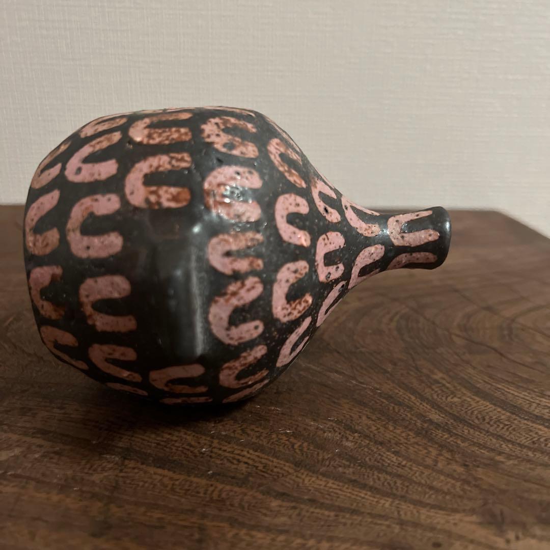 山田義力 花瓶 大嶺實清 大嶺工房 個展購入 1点もの花器