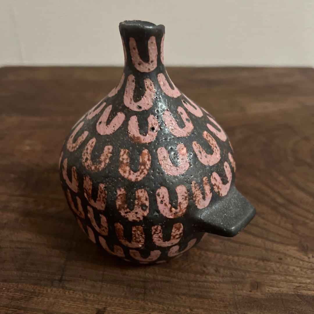 山田義力 花瓶 大嶺實清 大嶺工房 個展購入 1点もの花器