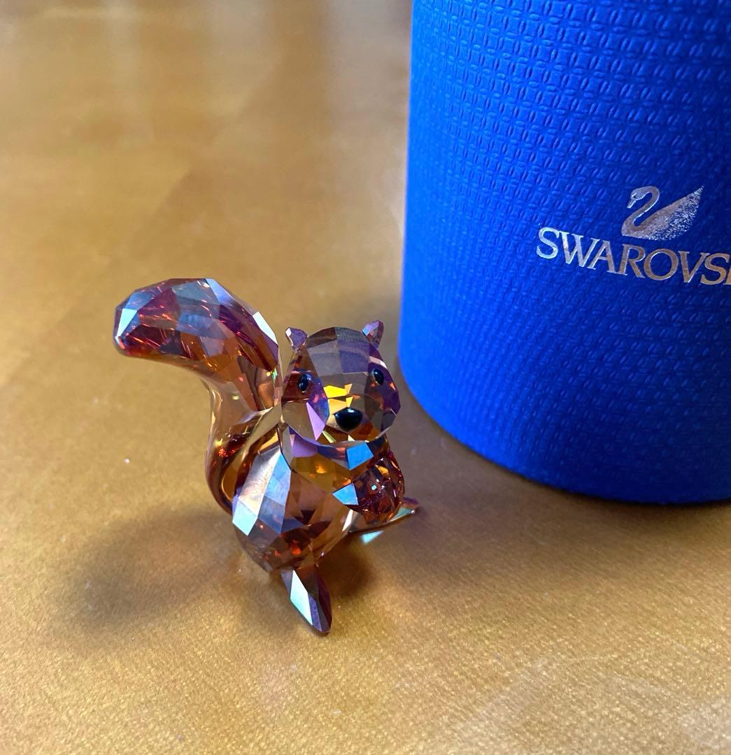スワロフスキー置物　りす