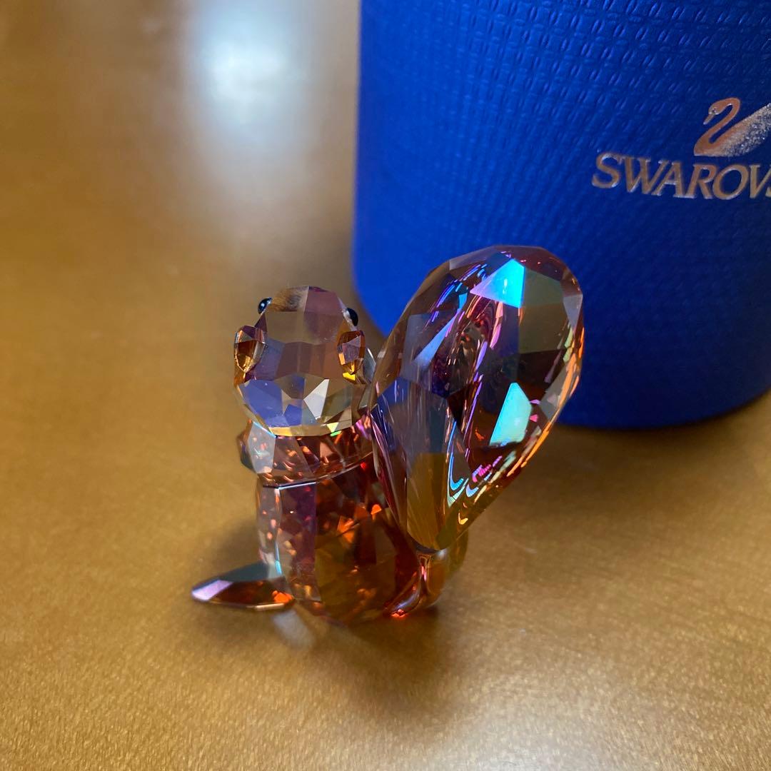 スワロフスキー置物　りす