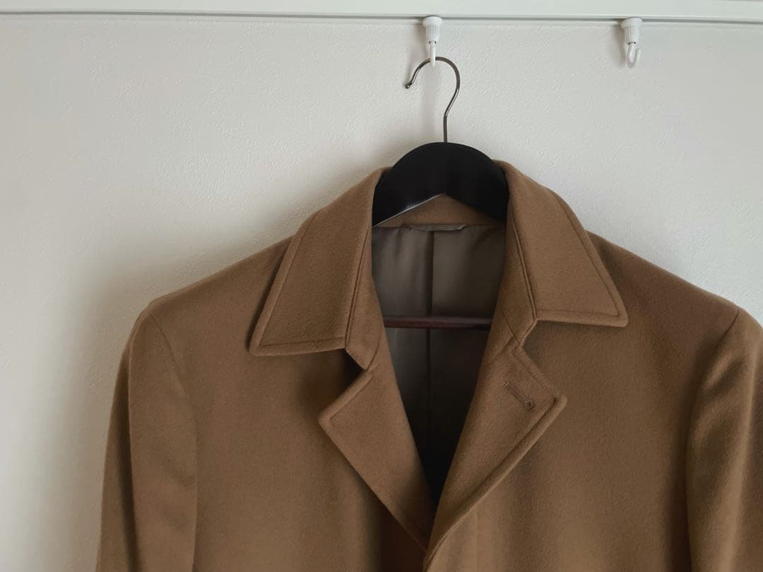 NEWYORKER berkley ステンカラーコート　カシミヤ混ビーバー