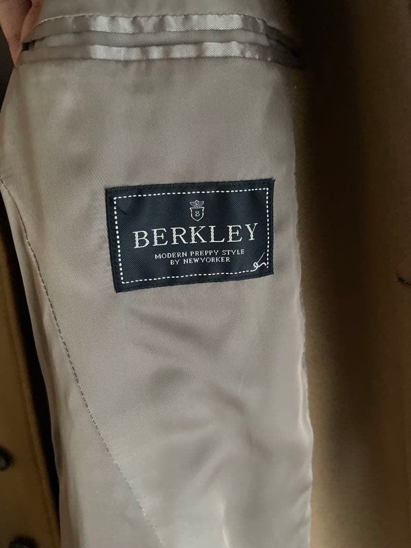 NEWYORKER berkley ステンカラーコート　カシミヤ混ビーバー