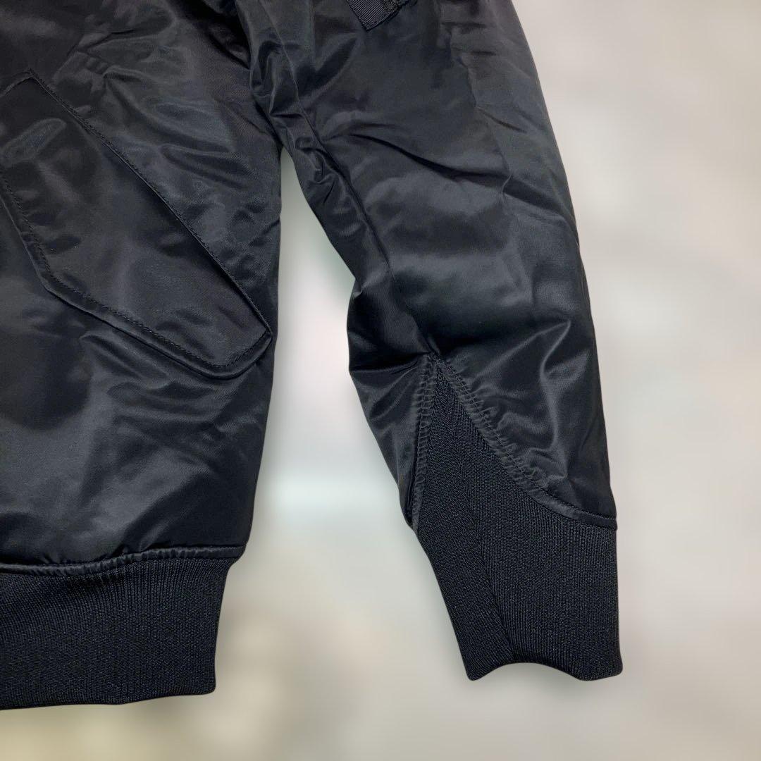 【美品】ユニクロ　UNIQLO ＋J オーバーサイズMA‐1ダウン　黒　XS