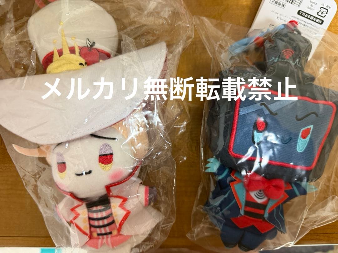 ハズビンホテル おすわりマスコット ぬいぐるみ ルシファー ポップアップストア