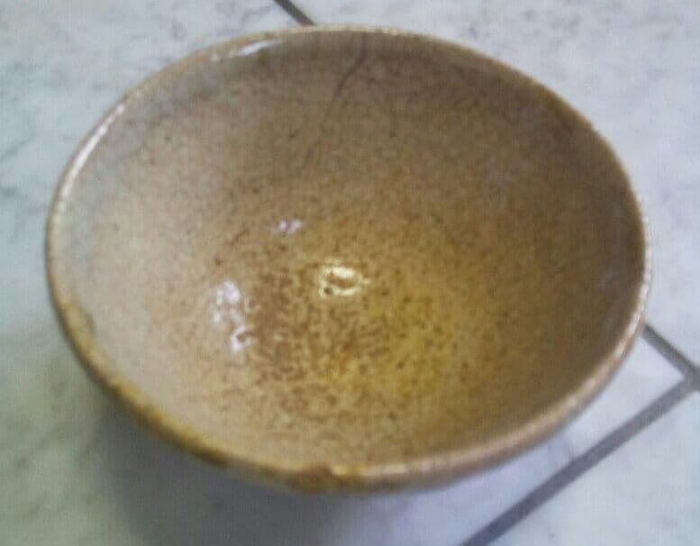 古萩　茶碗