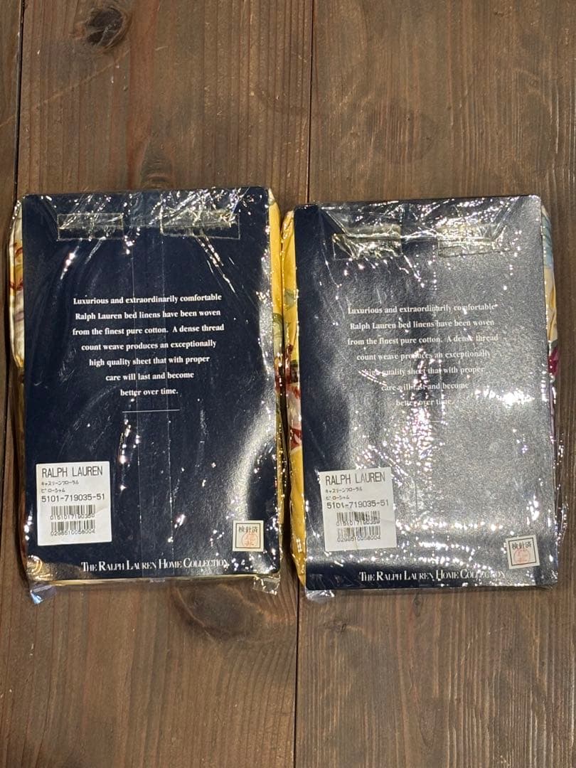 未使用　Ralph Lauren ダブル コンフォーターカバー＆ピローシャム2枚