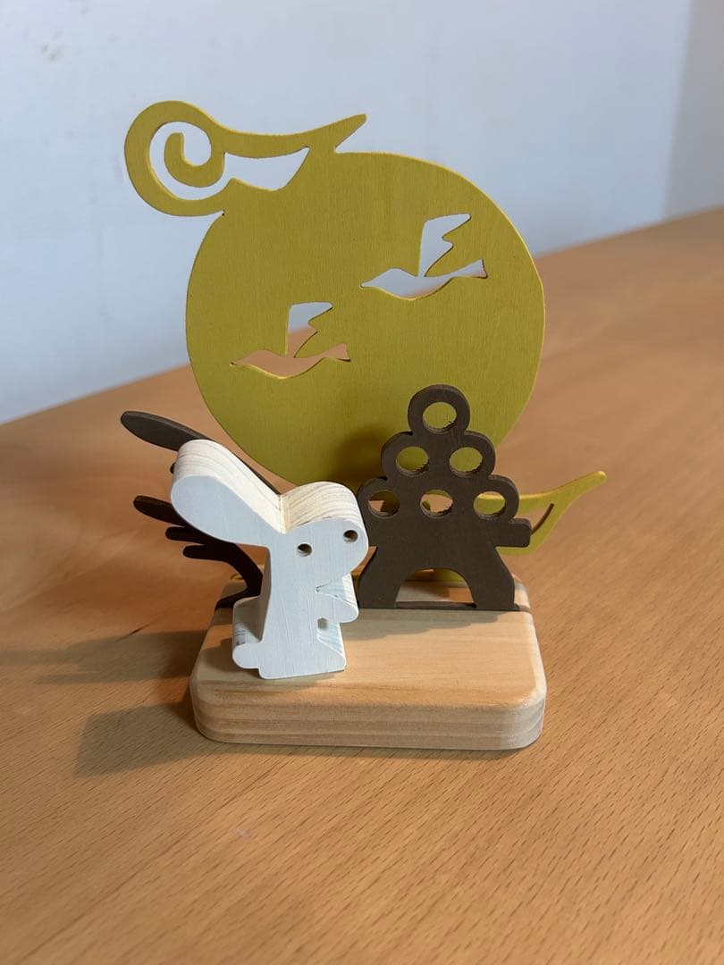 ブレーメンの音楽隊　季節木製置物セット　12ヶ月