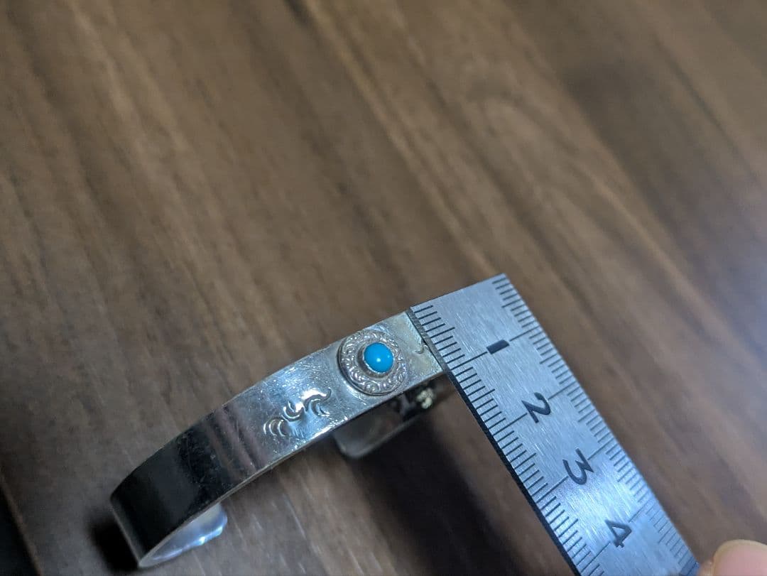 アリゾナ　バングル　ターコイズ　シルバー