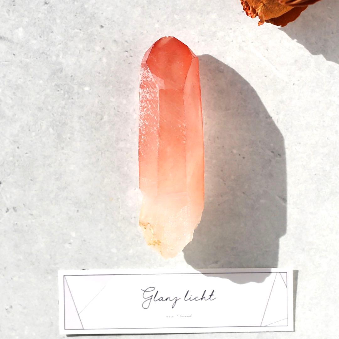 ディープピンクレムリアンシード 天然石 水晶 鉱物 一点物 クォーツ クリスタル