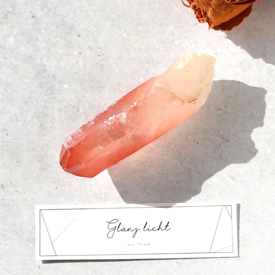 ディープピンクレムリアンシード 天然石 水晶 鉱物 一点物 クォーツ クリスタル