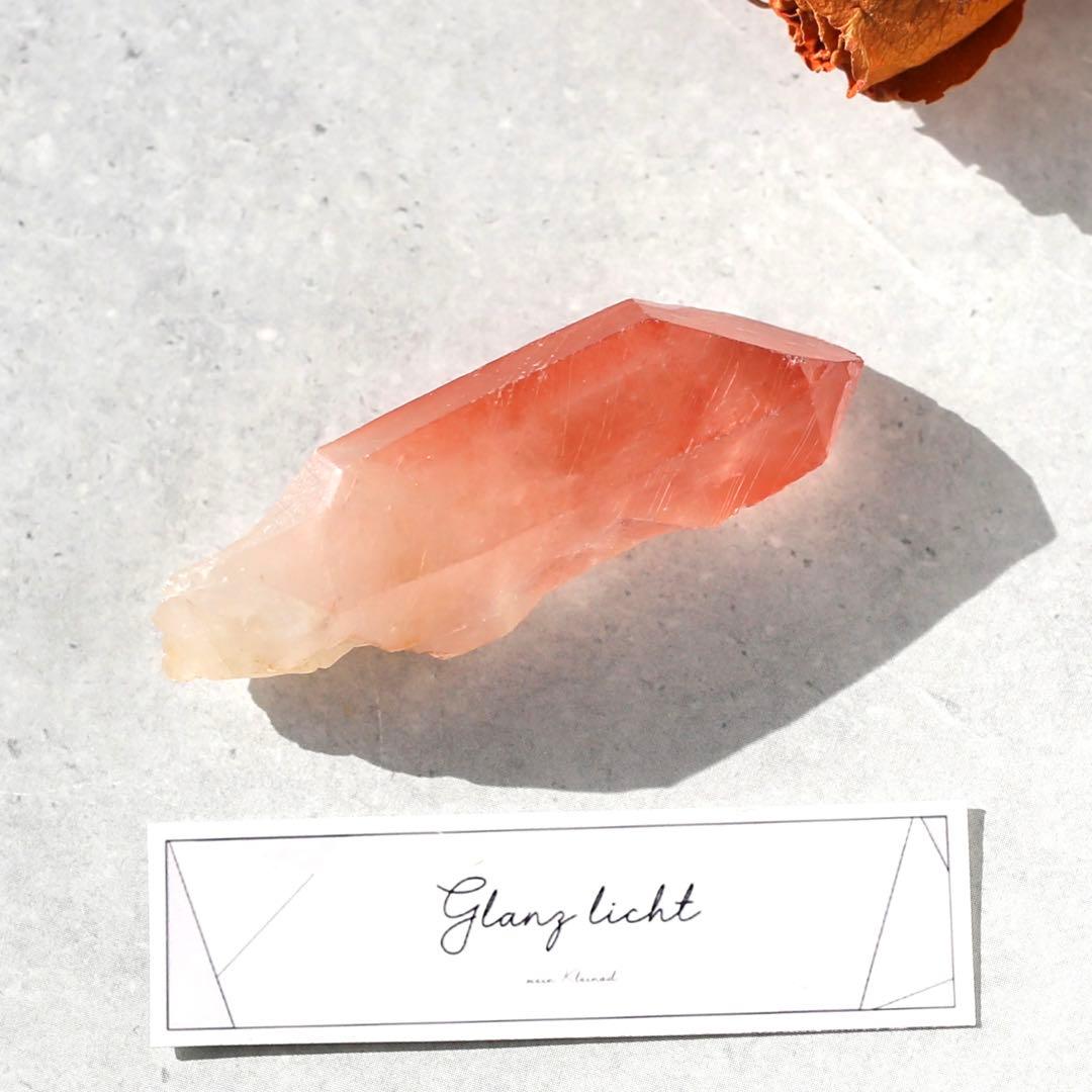 ディープピンクレムリアンシード 天然石 水晶 鉱物 一点物 クォーツ クリスタル