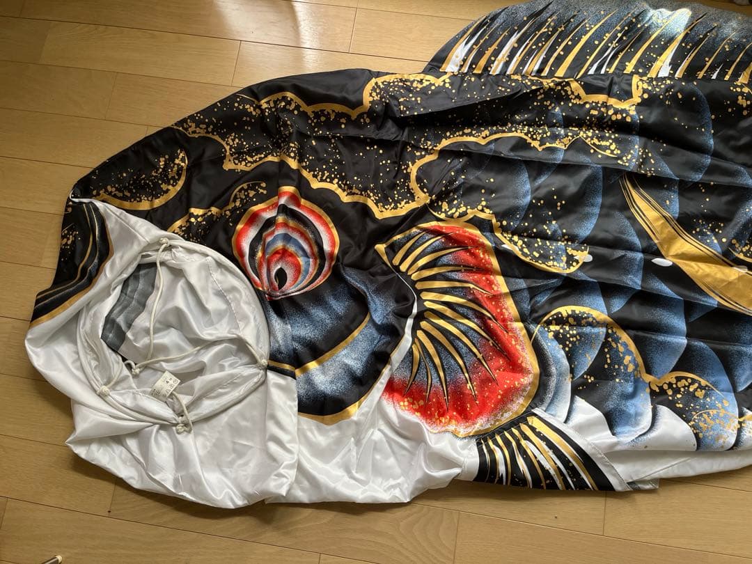 金彩弦月の鯉「豪」鯉のぼり4枚セット