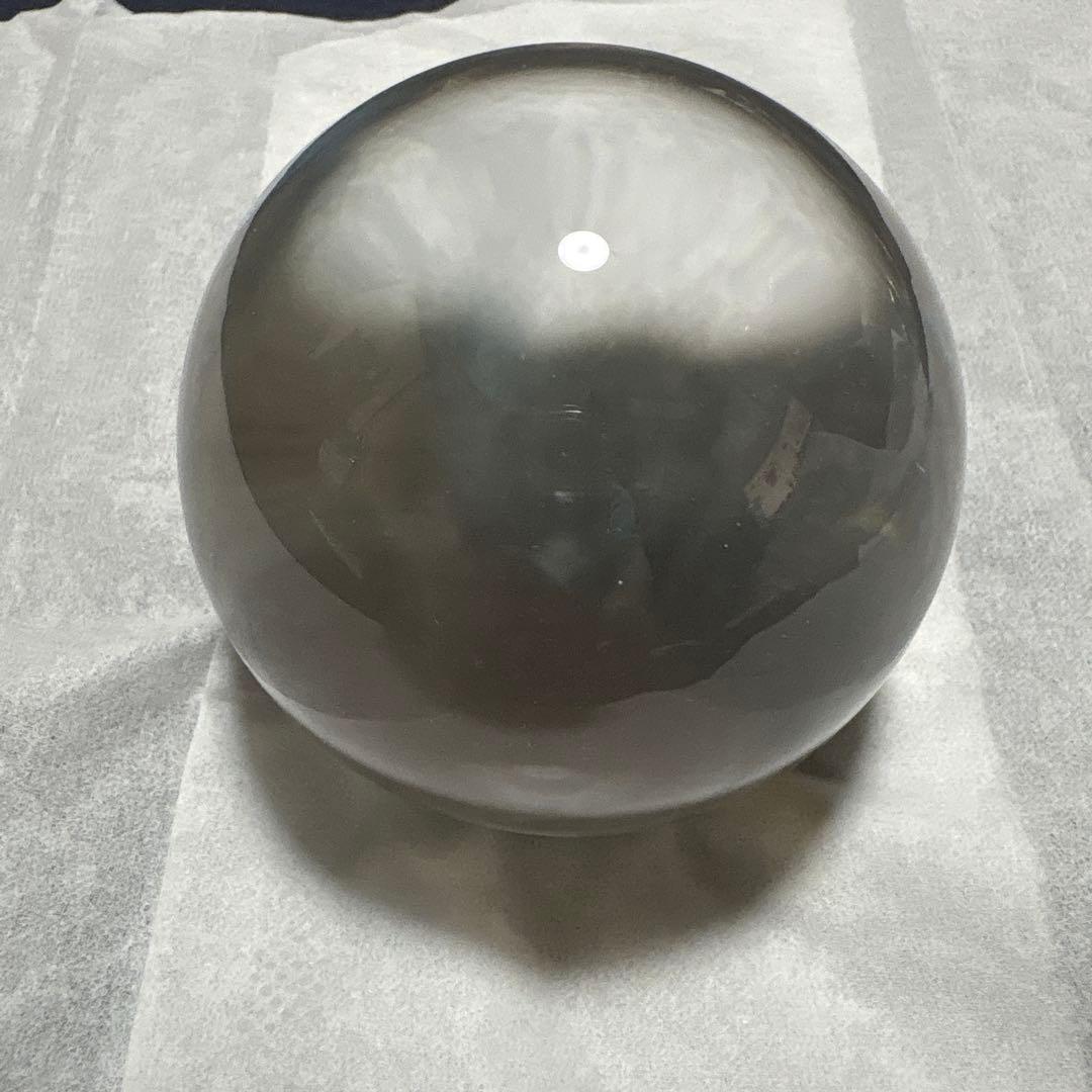 天然水晶玉　鑑別書付き