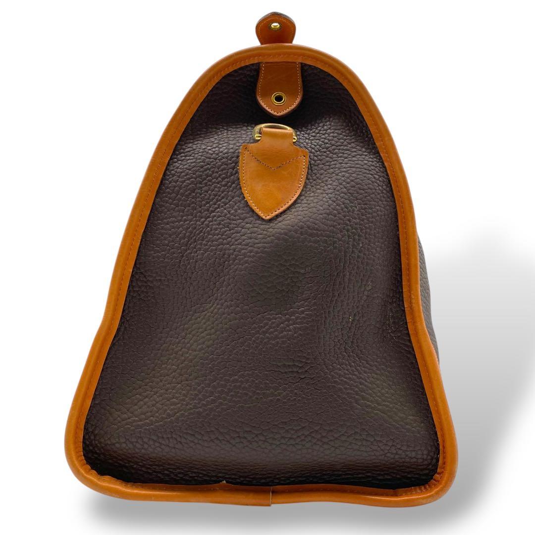 【良品】ドゥーニーアンドバーク ボストンバッグ 2way レザー ブラウン