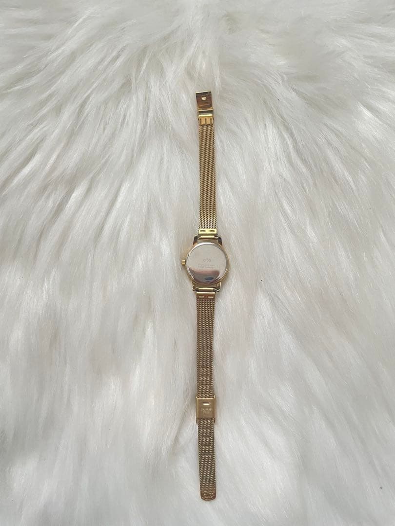 【超美品】ete ソーラーウォッチ メッシュベルト