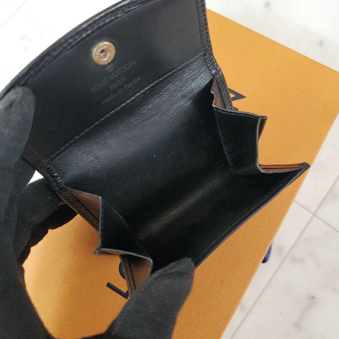 良品 ルイヴィトン ケース 小銭入れ カードケース 黒 エピ サーンプル