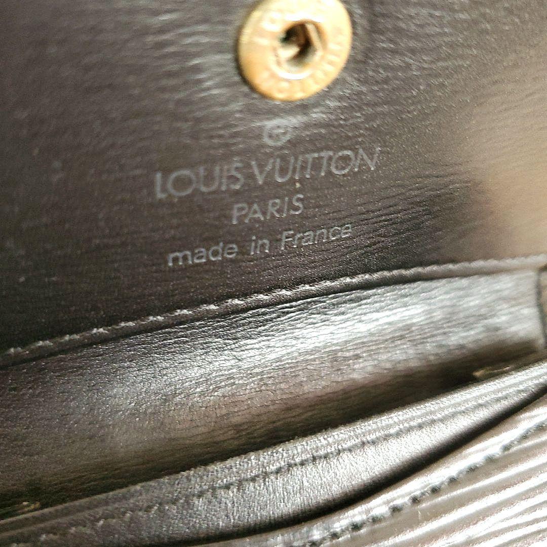 良品 ルイヴィトン ケース 小銭入れ カードケース 黒 エピ サーンプル