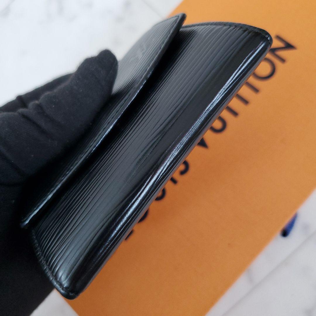 良品 ルイヴィトン ケース 小銭入れ カードケース 黒 エピ サーンプル