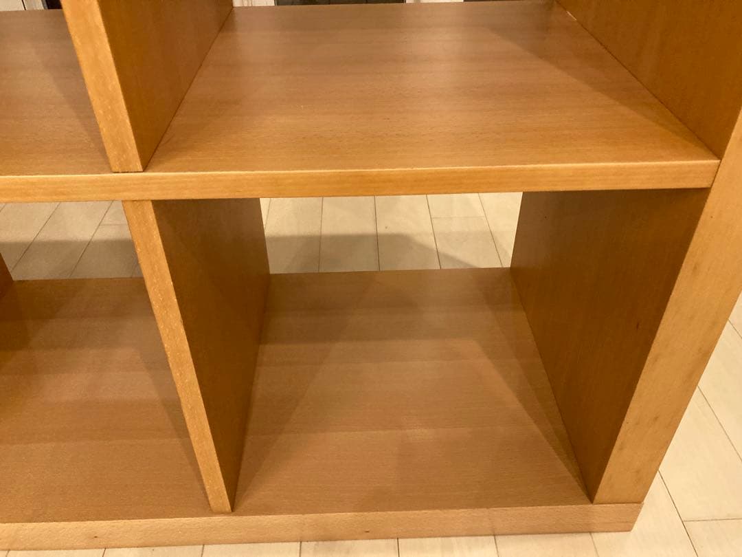 【美品】無印良品　スタッキングシェルフ　ビーチシェルフ　オープンシェルフ