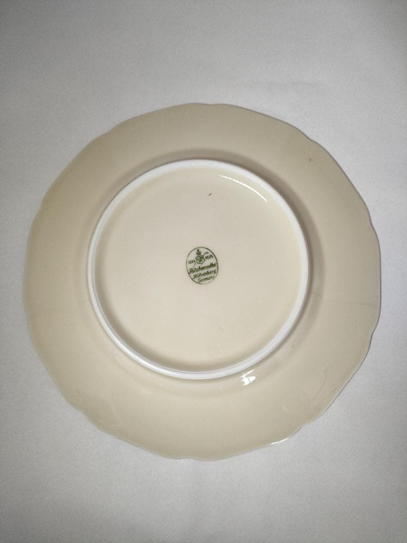 フッチェンロイター ティートリオ 金彩 花柄 ヴィンテージ