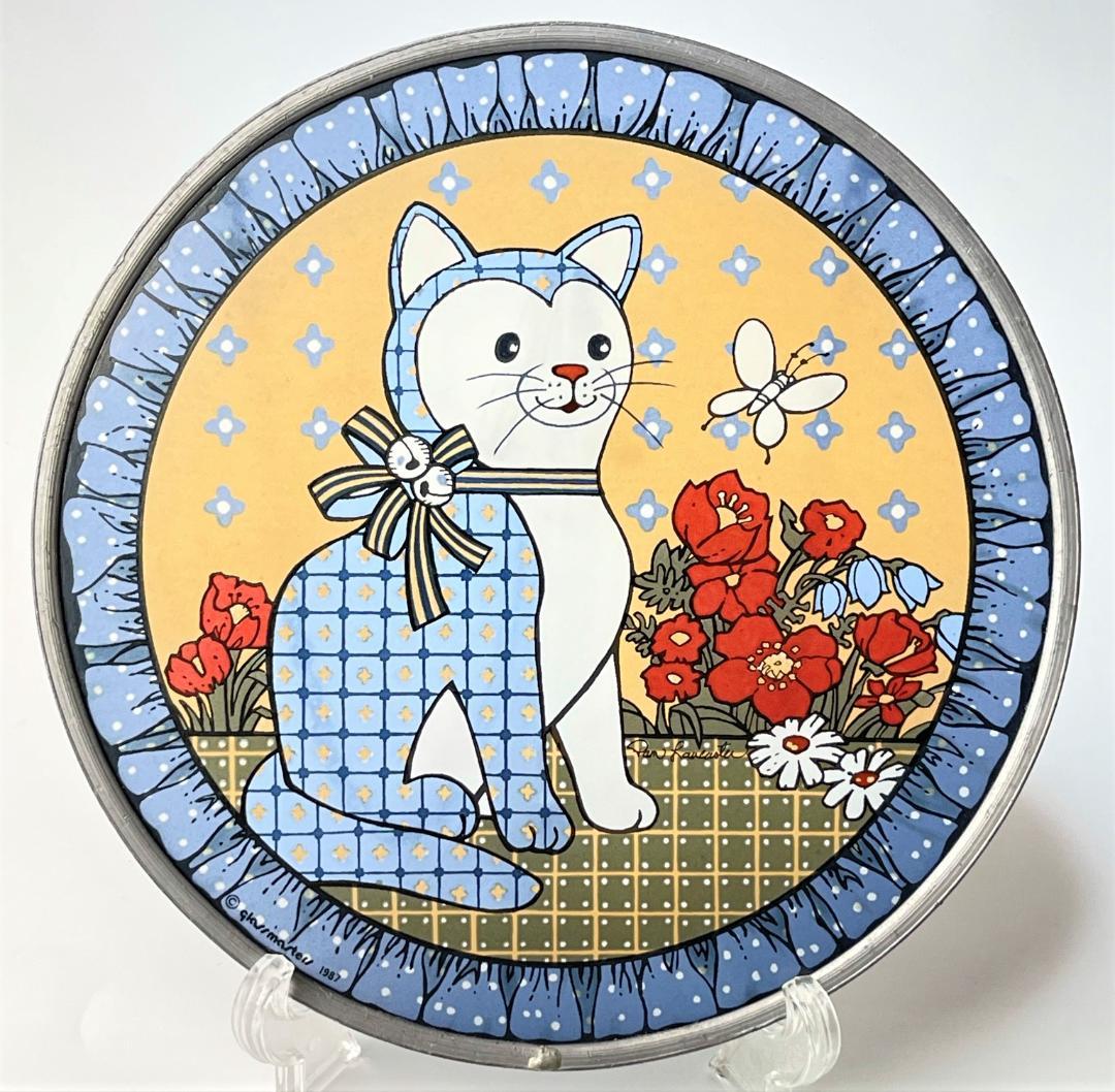 グラスマスターズ社 ステンドグラス 猫 大きなサイズ