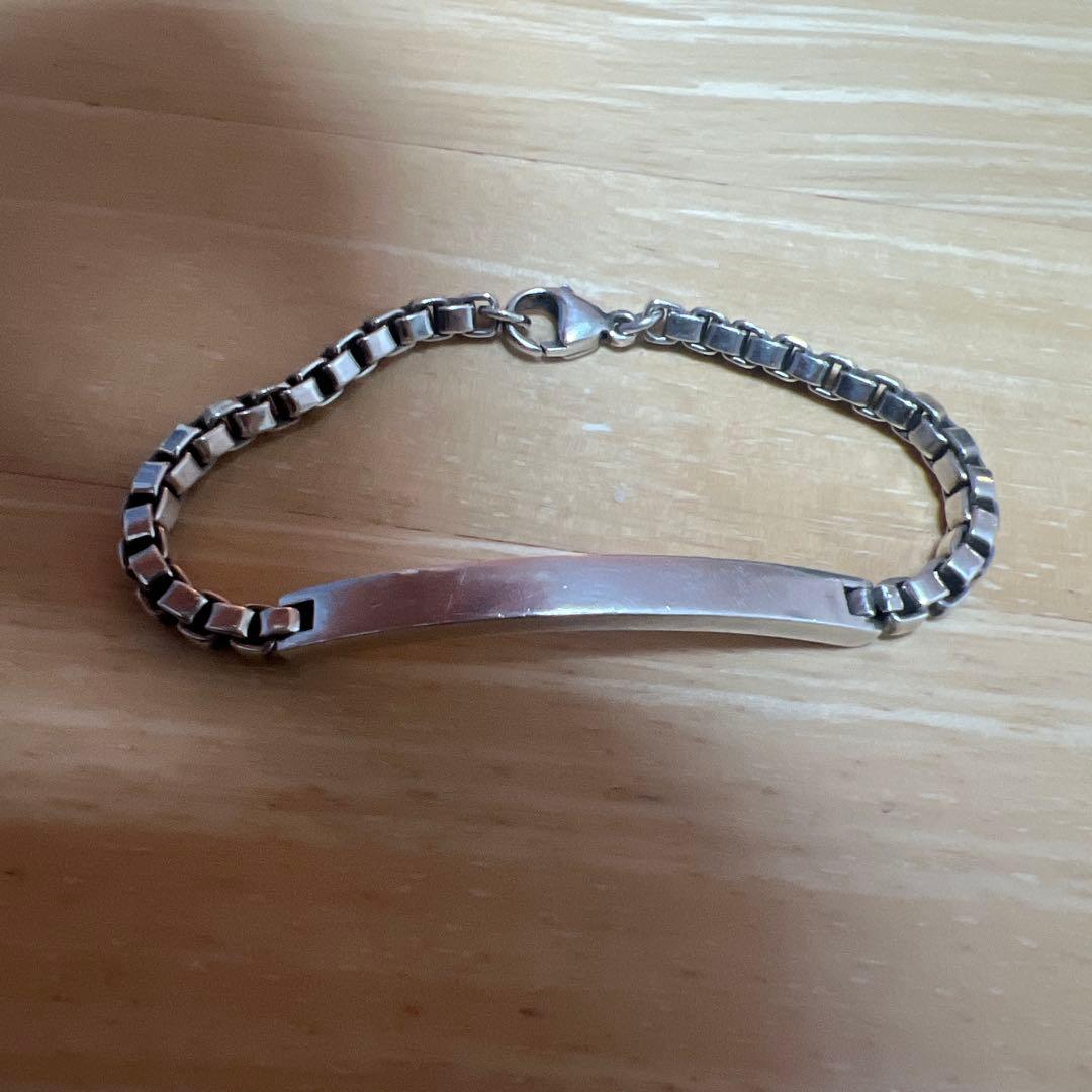 Tiffany silver925 ベネチアン id ブレスレットY2K