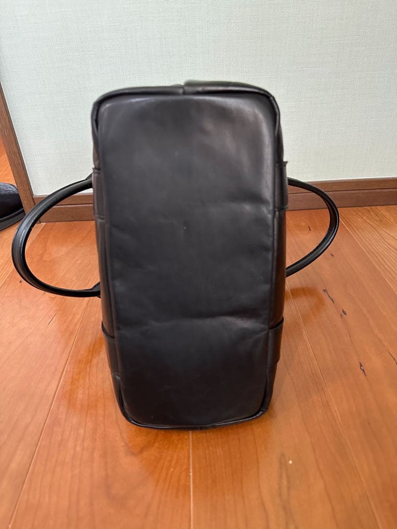 黒 レザー トートバッグ 中型