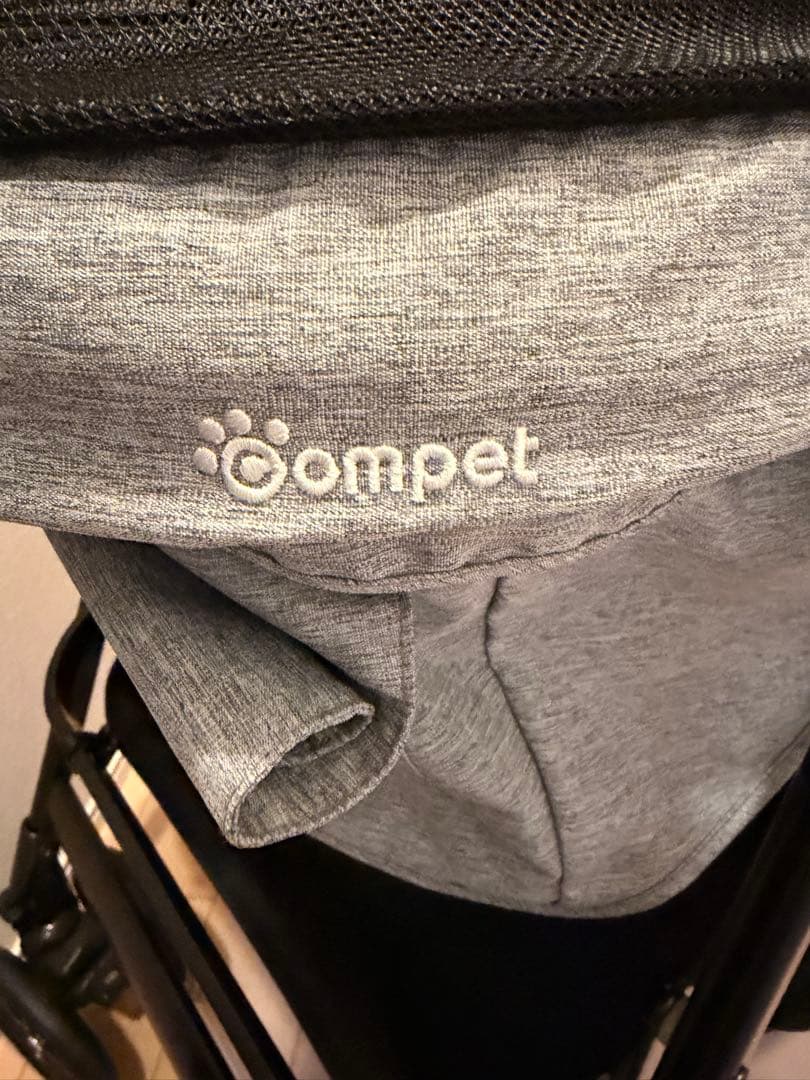 ペットカート miliclan lite ミリクランライト ライトグレー　2匹用