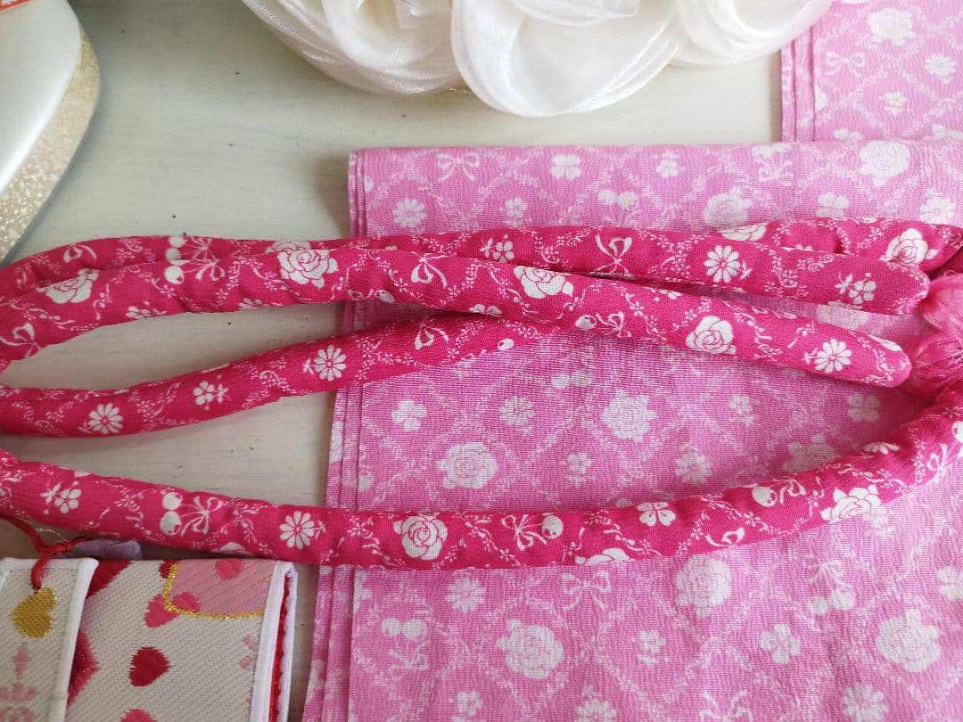 専用です☆ブランド☆セイコマツダ☆白ブルーピンクの着物☆フルセット☆