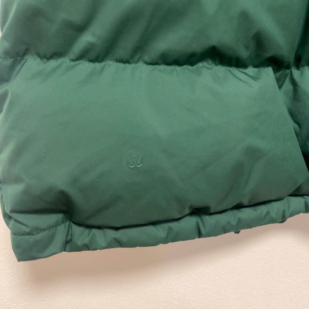 ルルレモン Wunder Puff Cropped ベスト サイズ4 グリーン