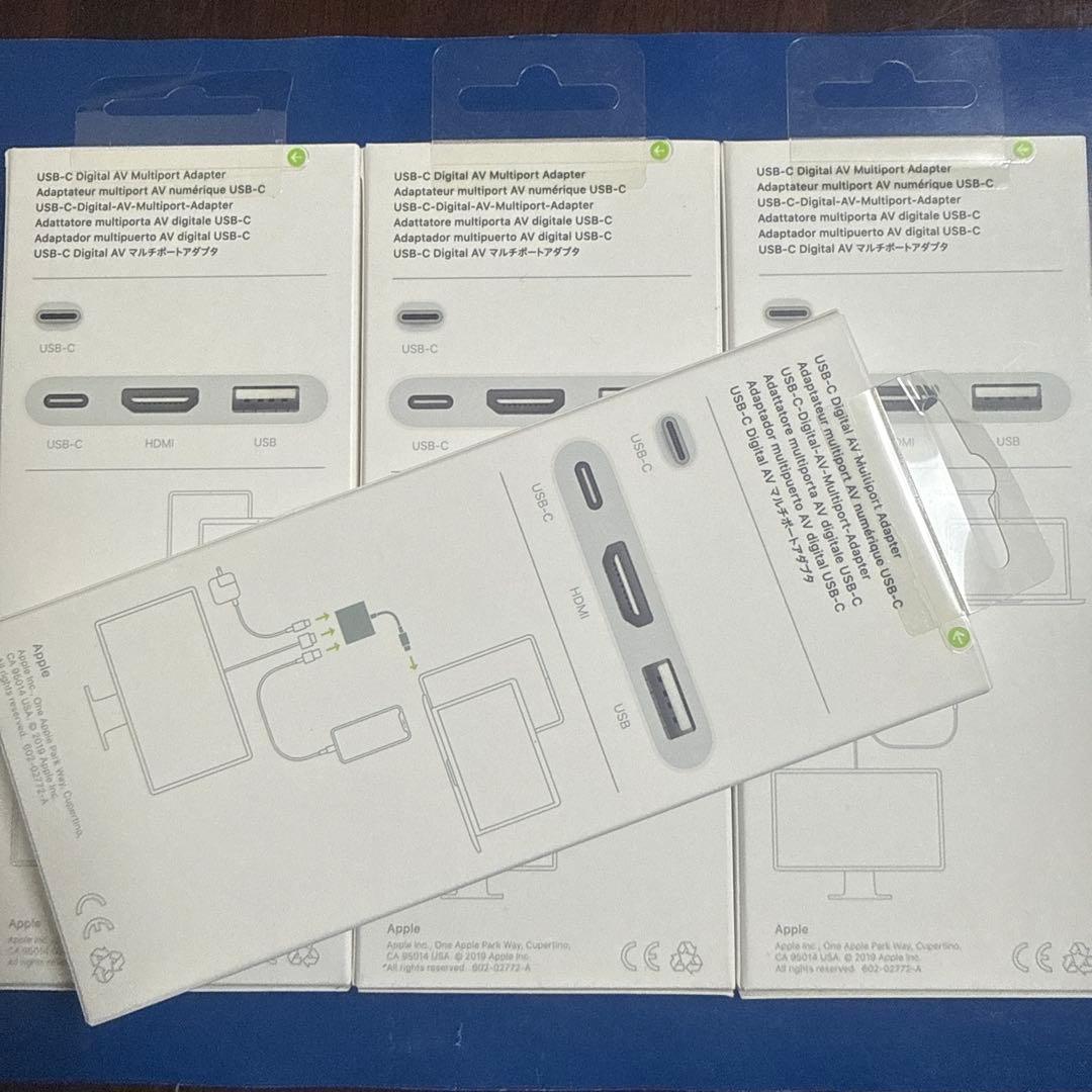Apple純正USBーc HDMI変換アダプター4セット