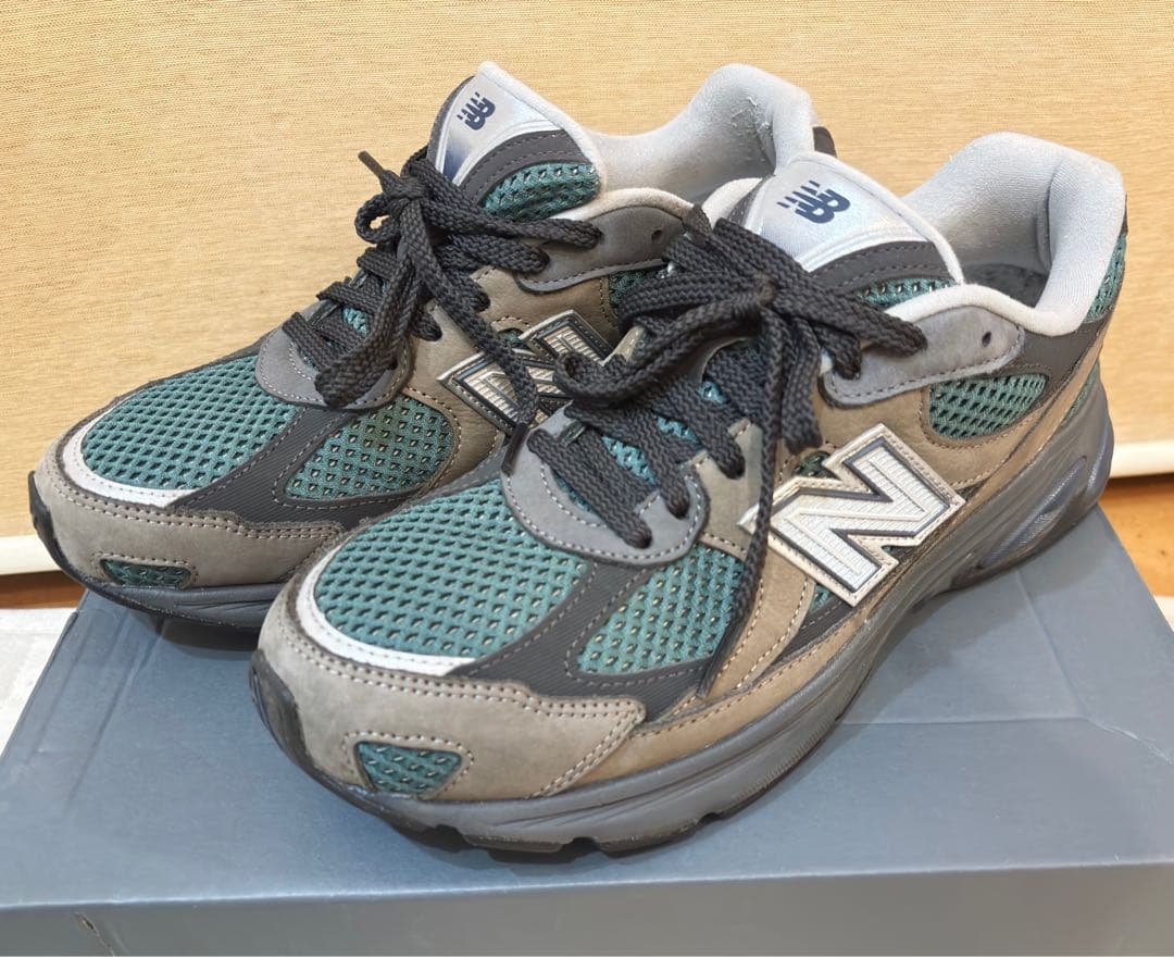ニューバランス スニーカー グリーン 27.5cm