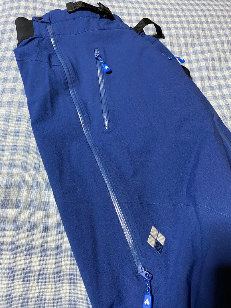 【M】モンベル ドライテック インシュレーテッドビブ 極上品 1102459